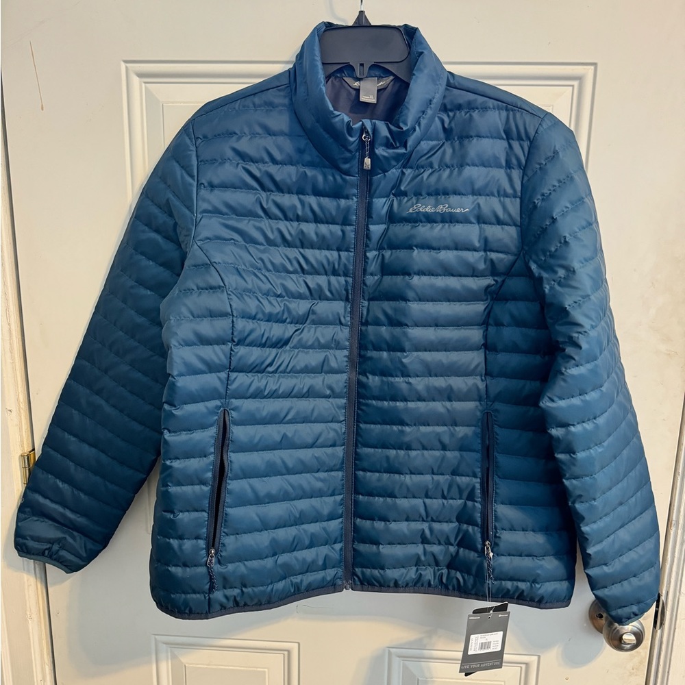 Women’s Size XL Eddie Bauer Microlight Down Puffer Jacket